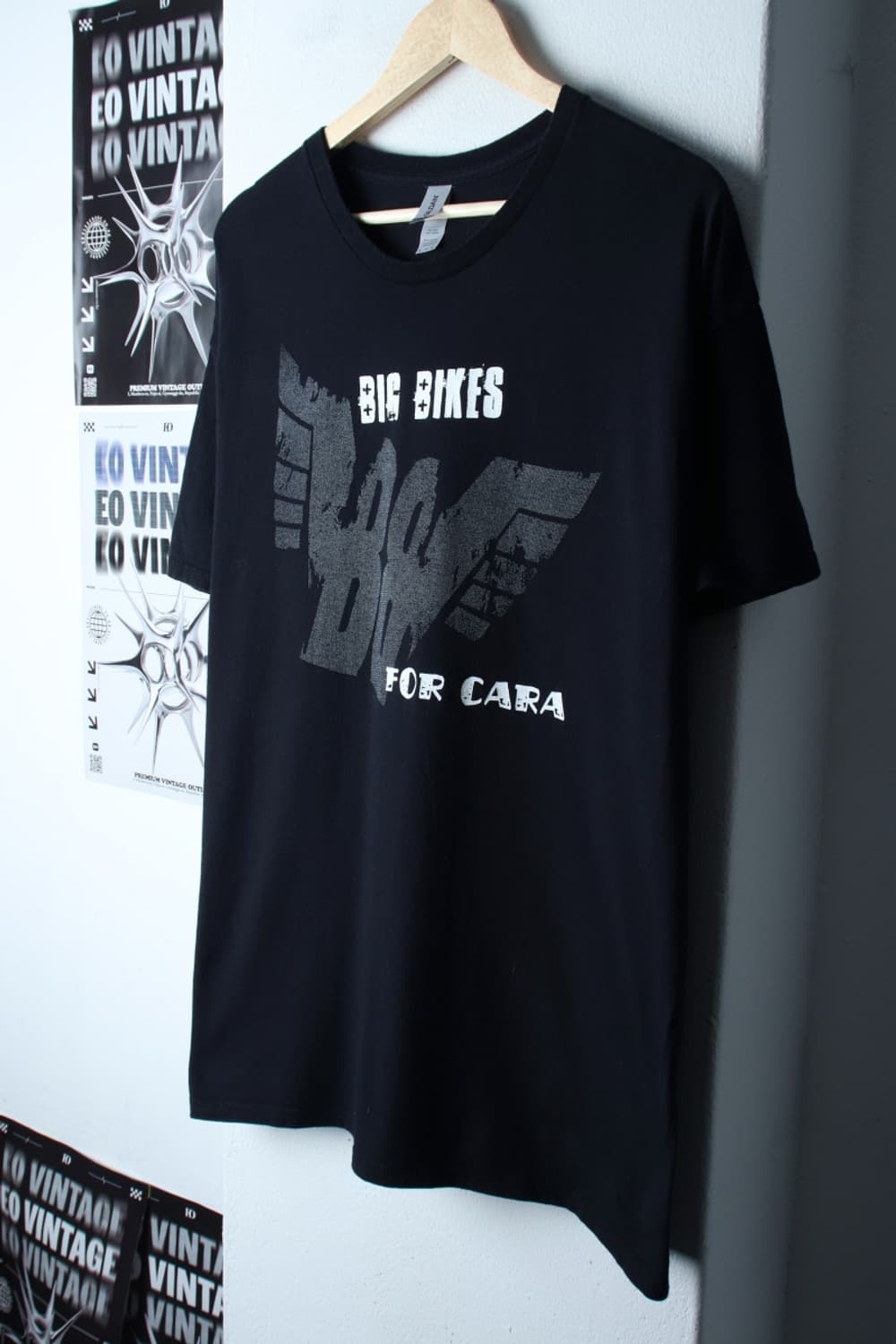 (XL-3XL) 길단 반팔 티셔츠 USA 빅사이즈 블랙 락티-H31239 상품이미지1