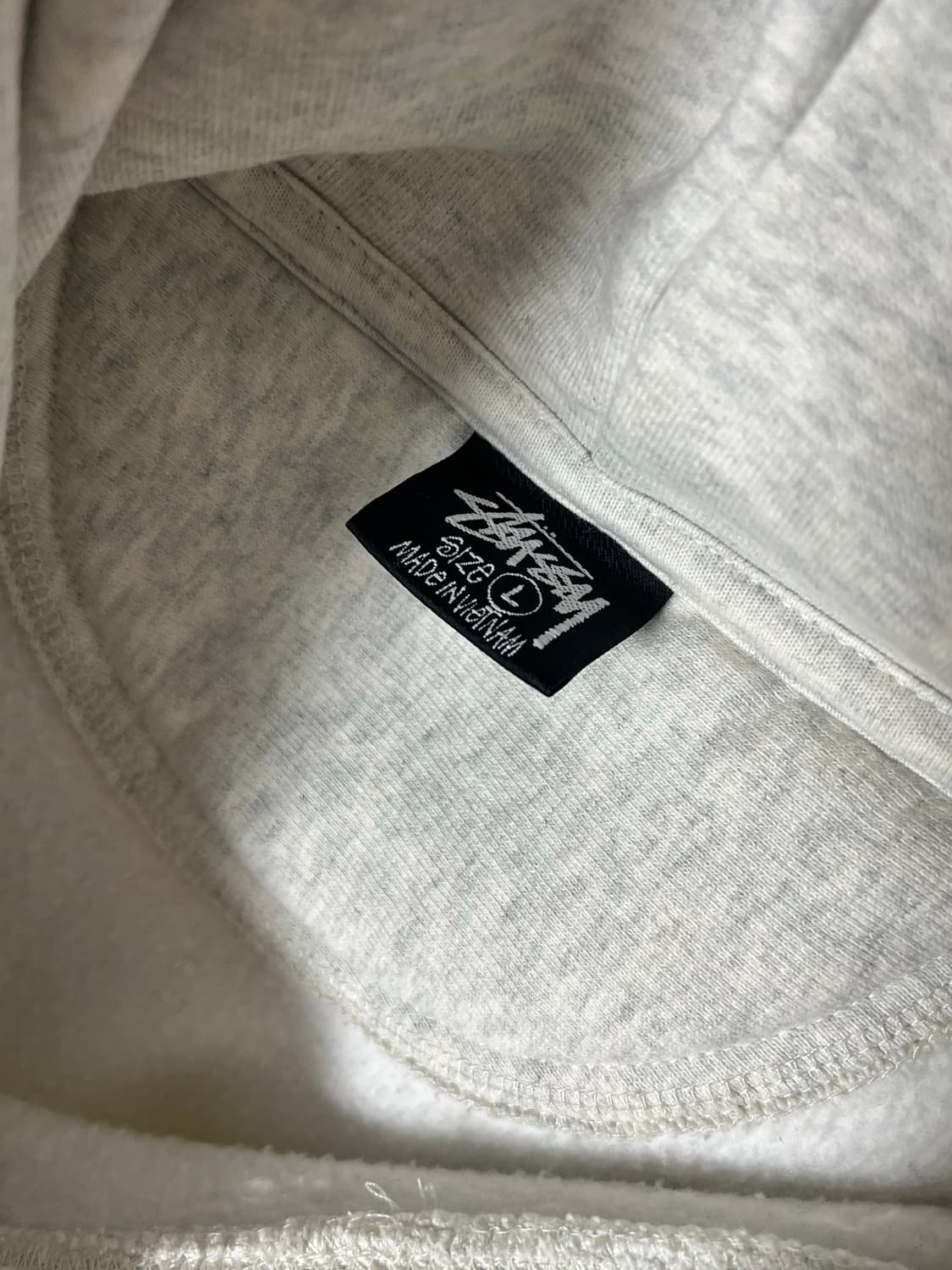 스투시 후드티(아이보리) L 상품이미지4