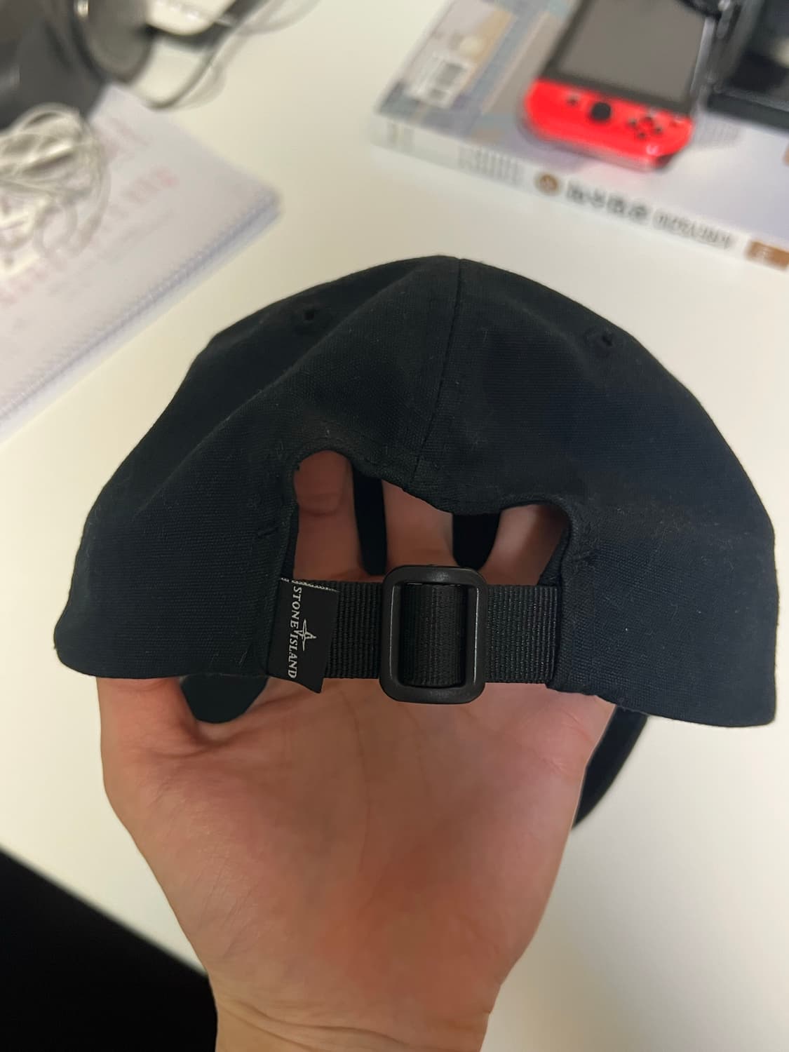 스톤아일랜드 볼캡 블랙 상품이미지4