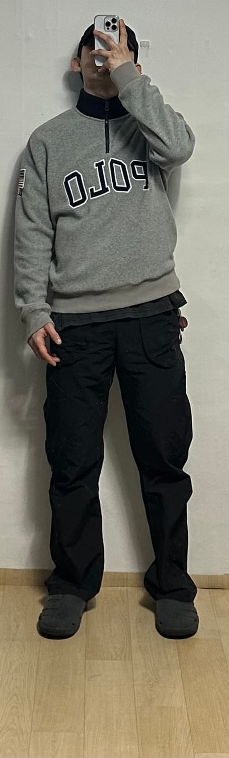 폴로 랄프로렌 성조기 반집업 플리스 상품이미지5