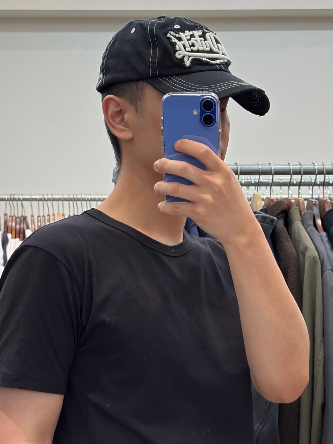 본더치 큐빅로고 볼캡 블랙 상품이미지8
