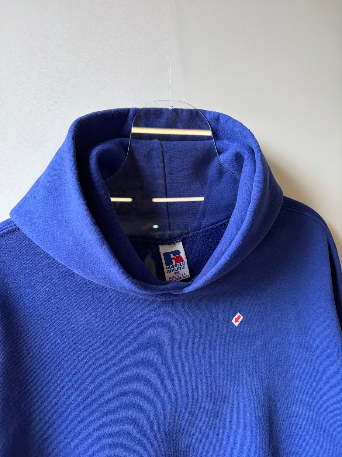 90s 러셀 에슬레틱 50/50 후디 코발트 블루 상품이미지2