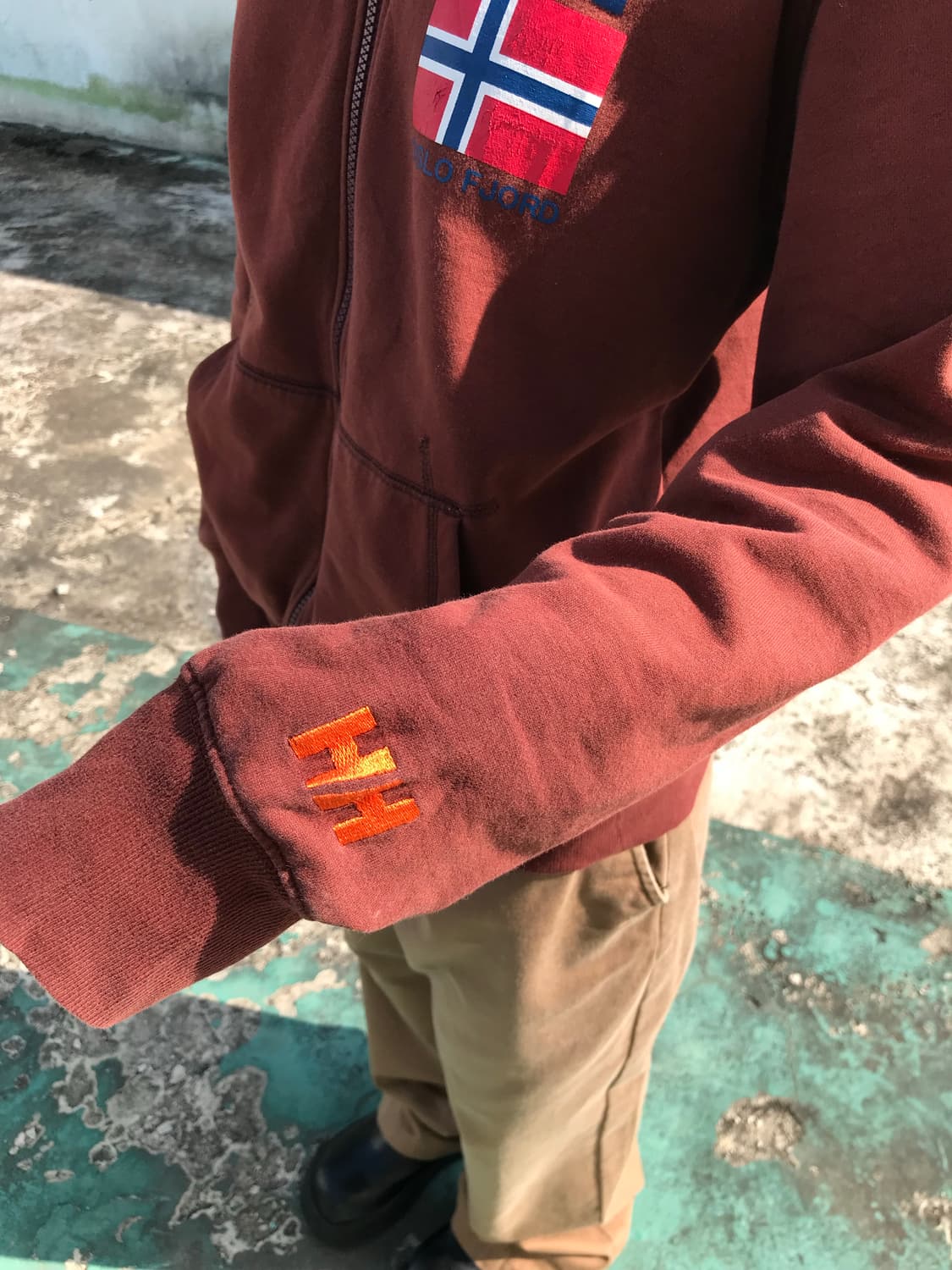 헬리한센 로고 집업 상품이미지3