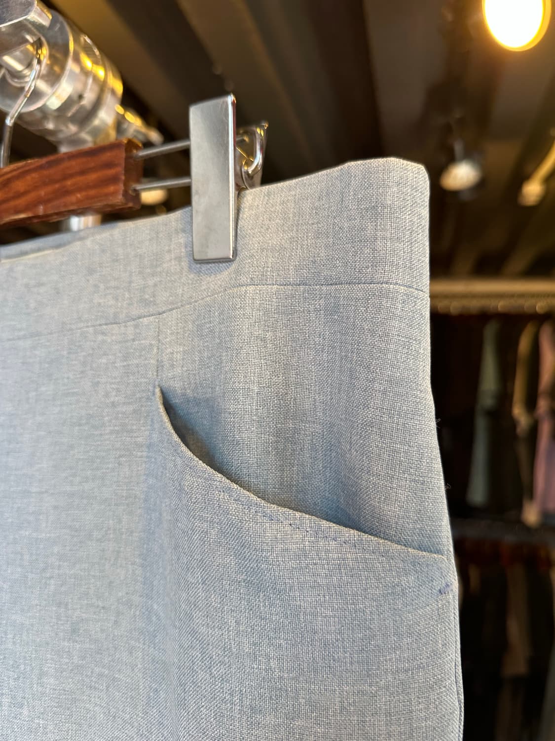 [36x32]Old Haggar 랩 트라우저 팬츠 소라색  36x32 상품이미지5