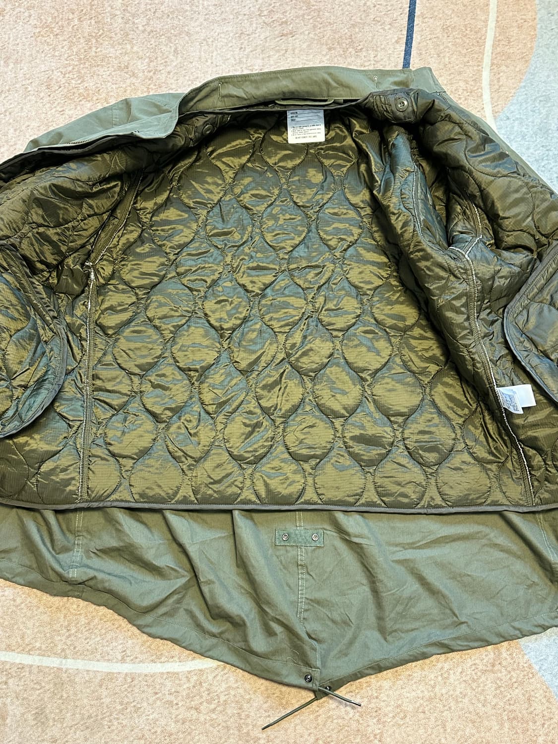 일본 프릭스 스토어 우먼스 M-65 야상 코트 올리브 상품이미지5