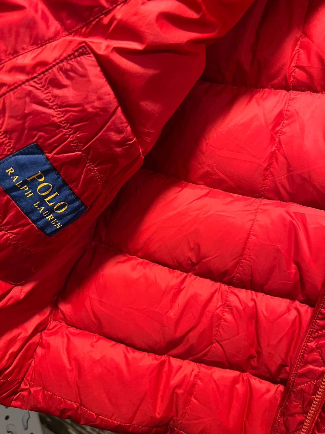 [L]폴로 랄프로렌 신형 레드 덕다운 패딩 상품이미지6
