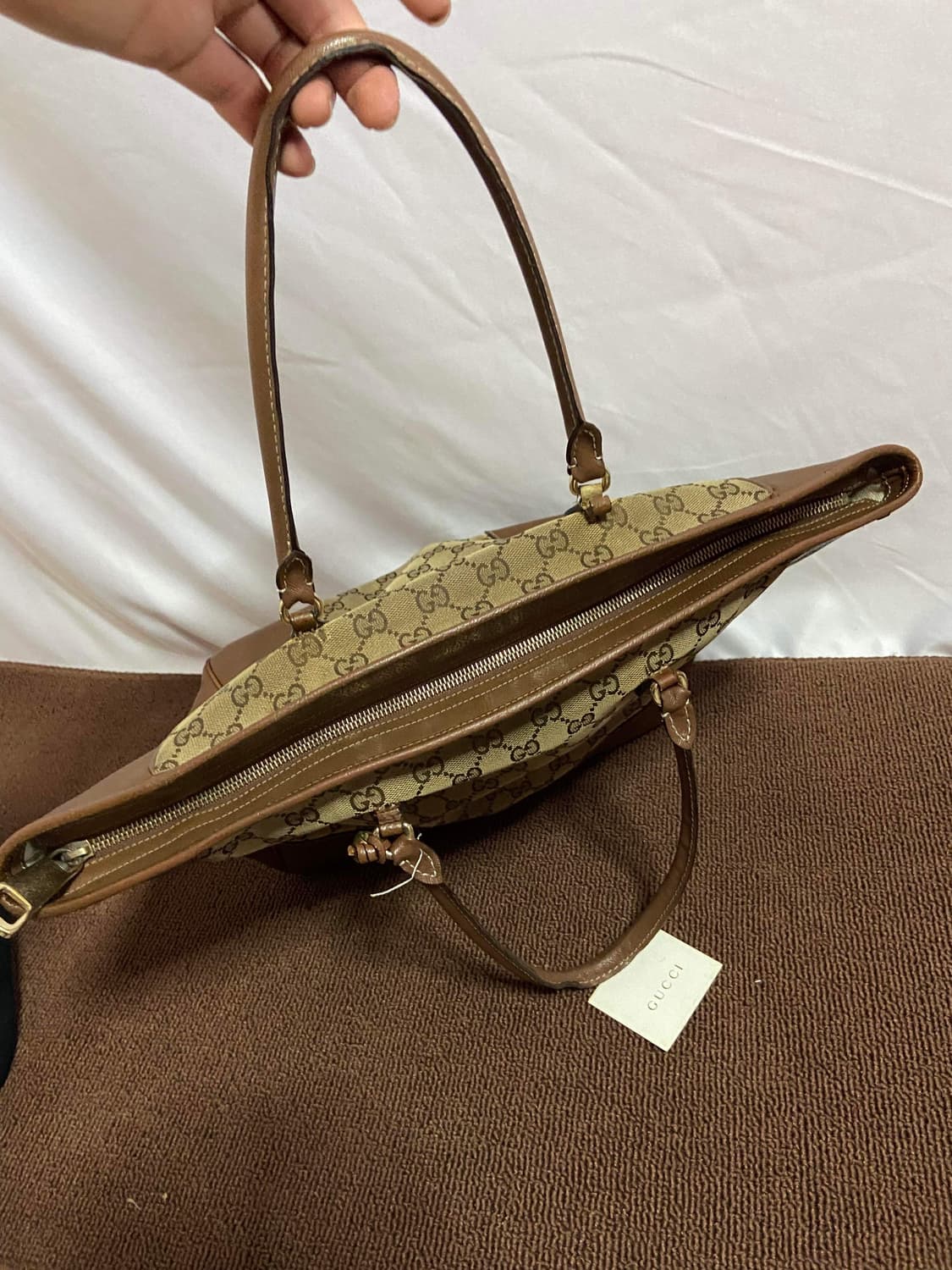 구찌 가죽 자가드 숄더백 상품이미지6