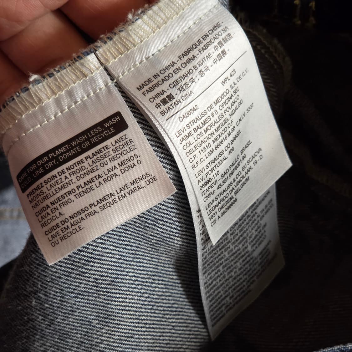 리바이스 블랭크탭 진청 데님 트러거 자켓 상품이미지10