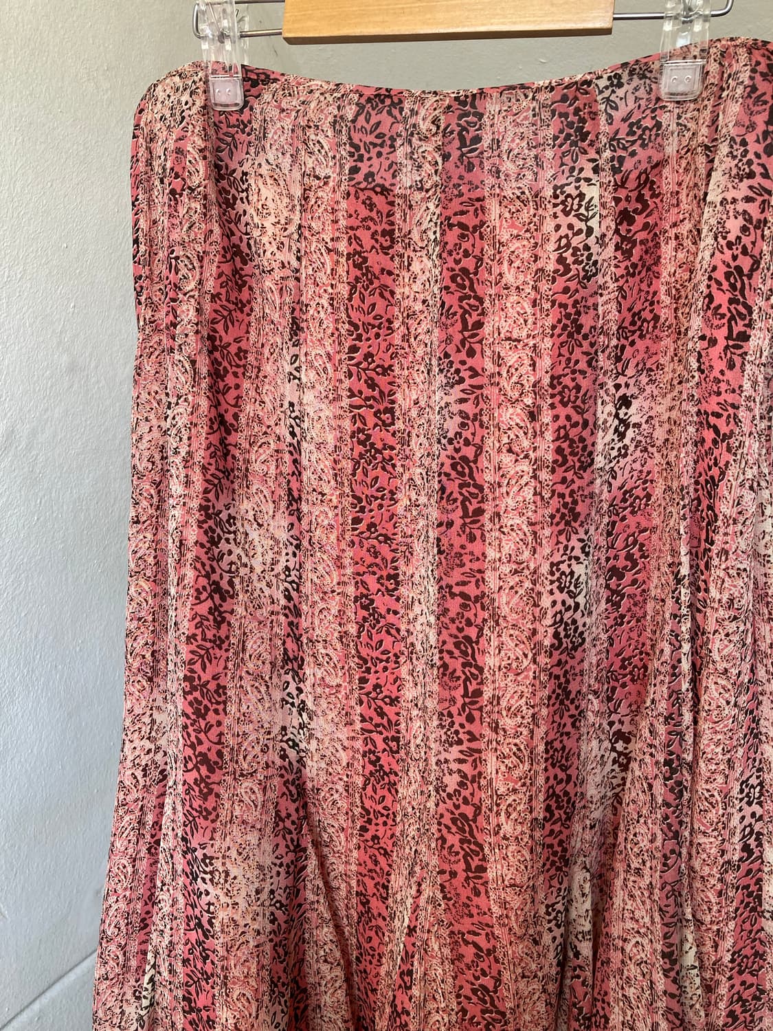 레이온 100% 플레어 패턴 스커트 상품이미지2