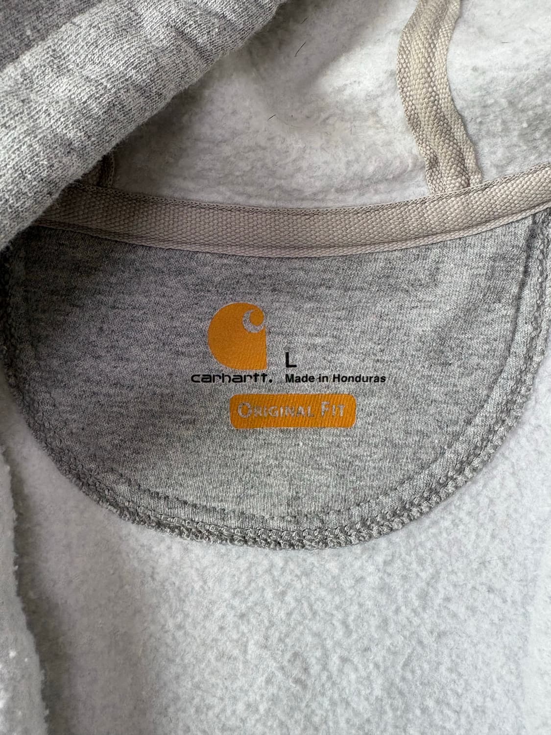 Carhartt 칼하트 후드 집업 그레이 온두라스 L사이즈 상품이미지2