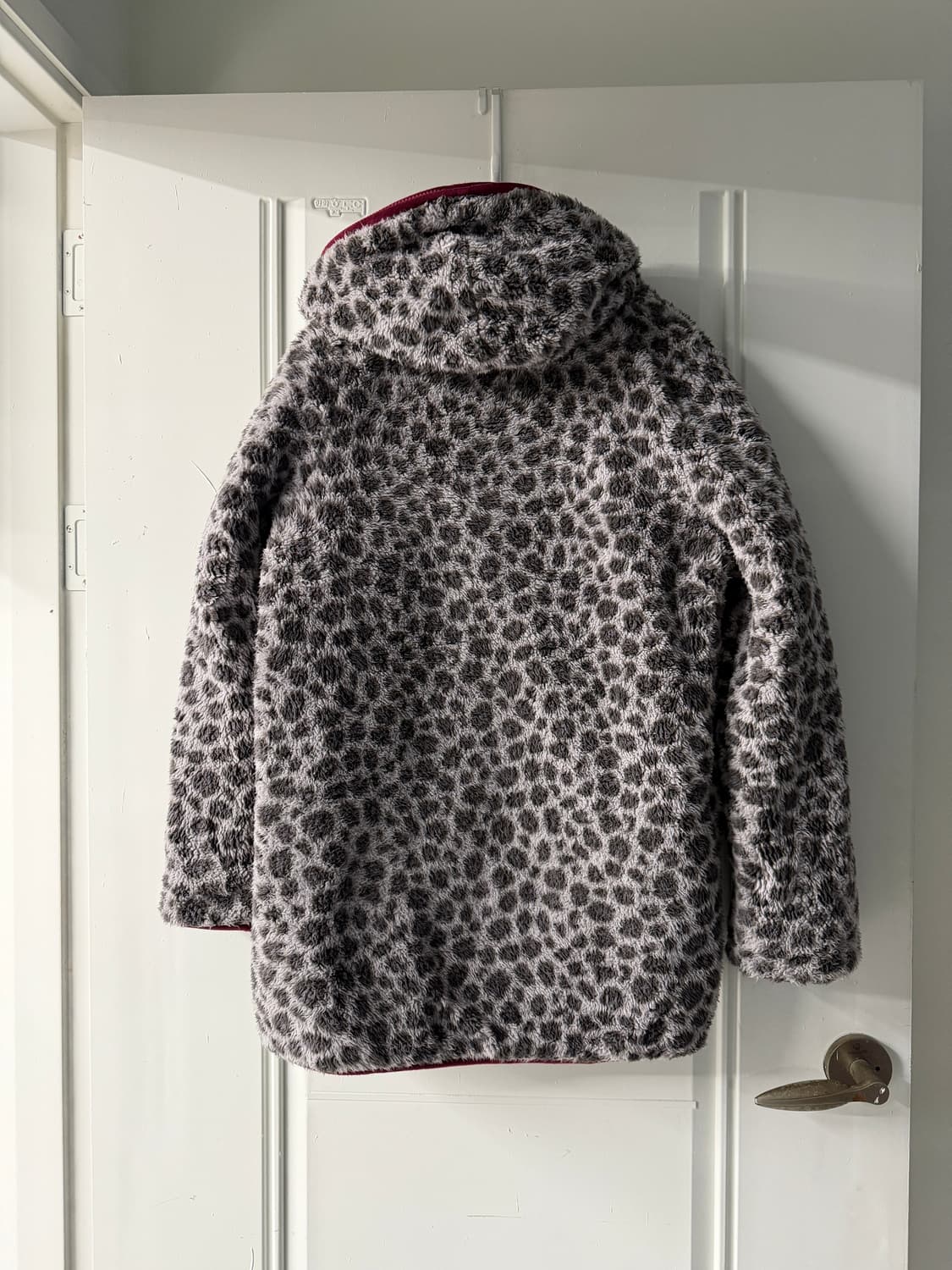 일본빈티지 갸루 리버시블 호피 점퍼 상품이미지9