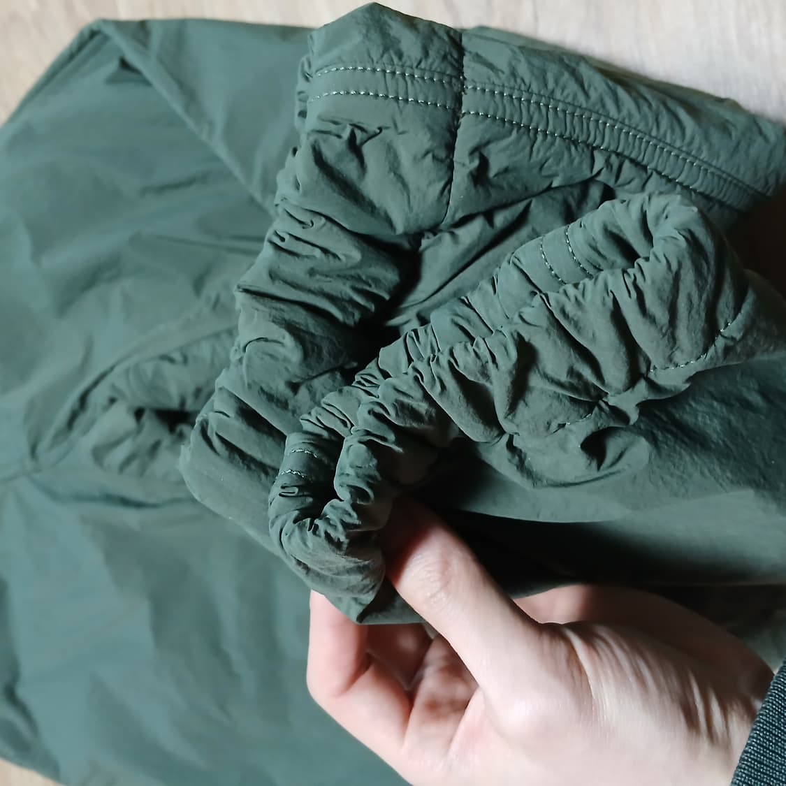 그라미치 카키 올리브 기모 플리스 기모 바지 팬츠 나일론 상품이미지5