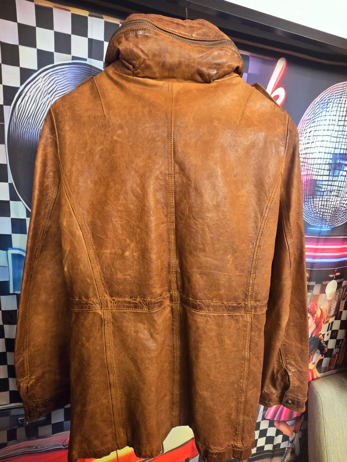 일본 G.O.A.(고아) 후디 양가죽 빈티지재킷 상품이미지2