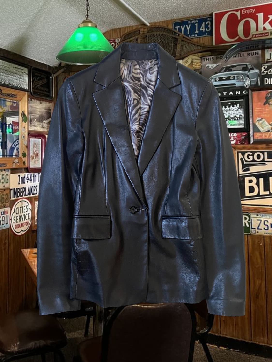 레더 자켓 (Woman XS) AB1372 상품이미지1