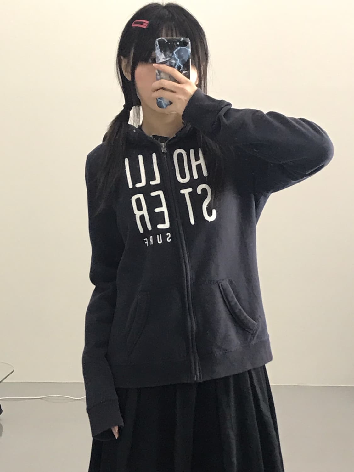 Hollister Graphic Zip Up Hoodies 상품이미지2