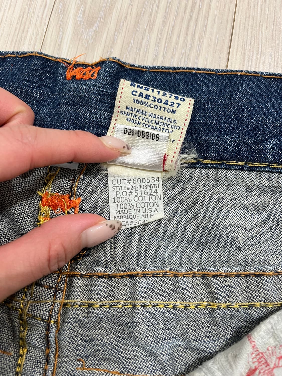 Y2K 트루릴리전 Billy Super T USA 부츠컷 30 상품이미지9