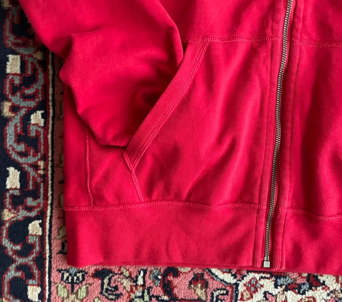 폴로 랄프로렌 레드 후드집업 상품이미지4