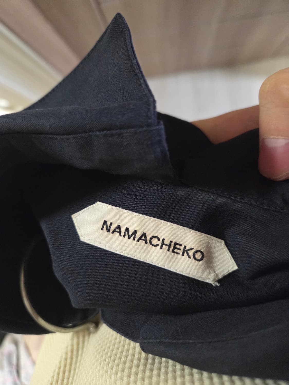 나마체코 남성 솔리드 컬러 셔츠 상품이미지5