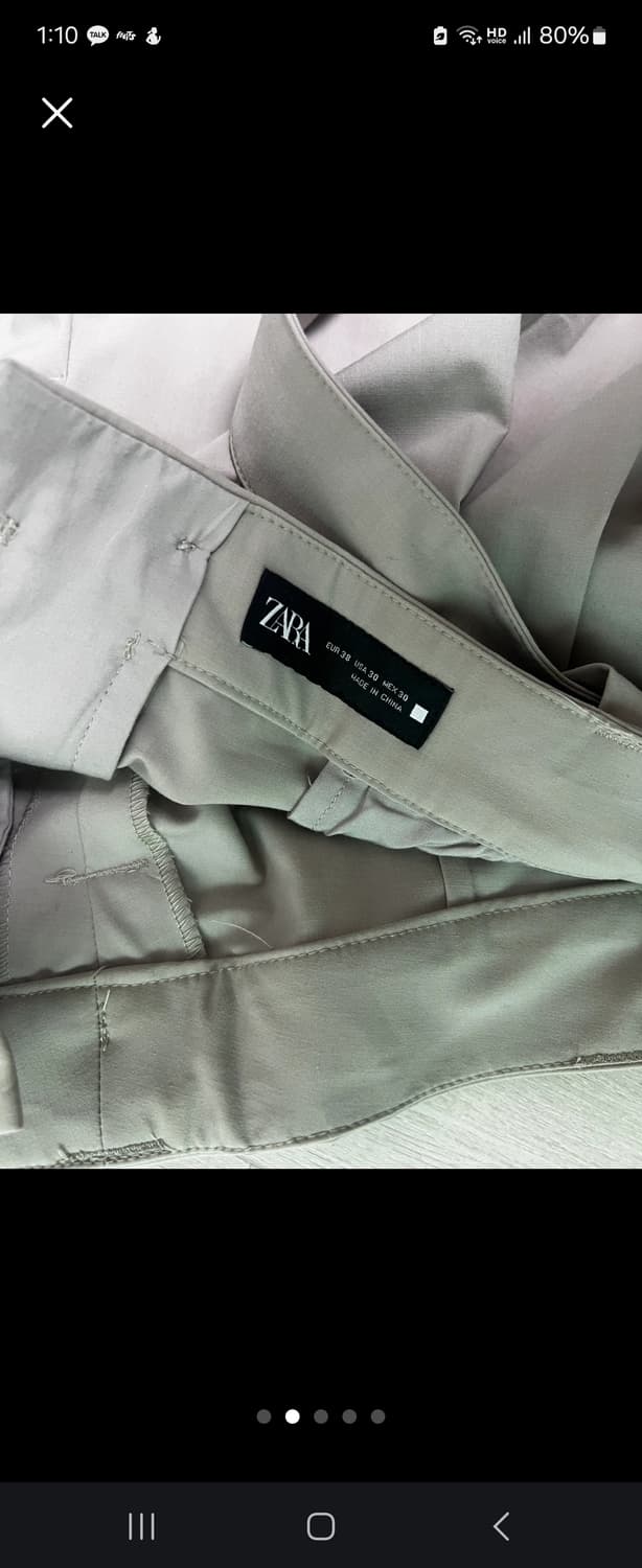 자라 벨티드 와이드팬츠 상품이미지4