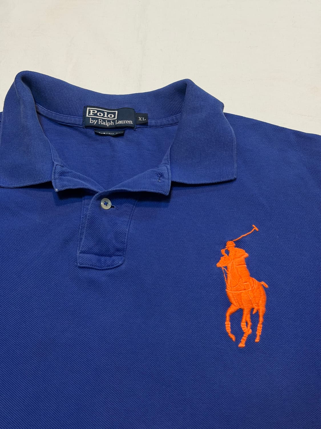 폴로 랄프로렌 빅포니 치프키프 반팔 카라티 블루 상품이미지2