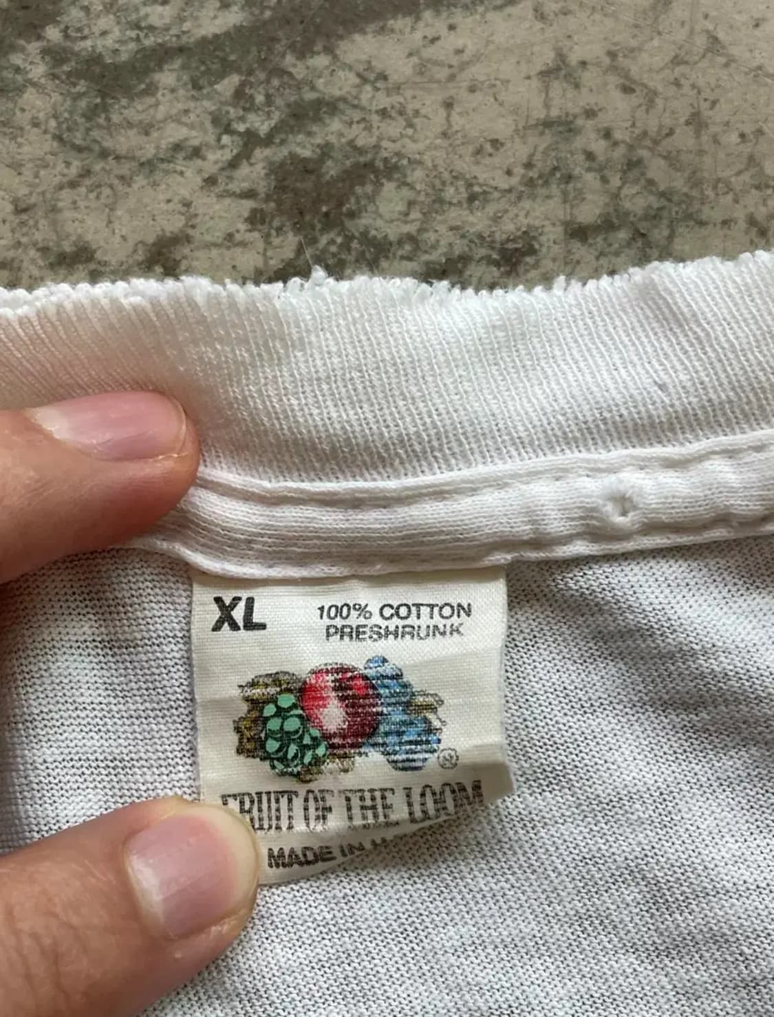 80s Thrashed READ MY LIPS 아트웍 티셔츠 상품이미지5