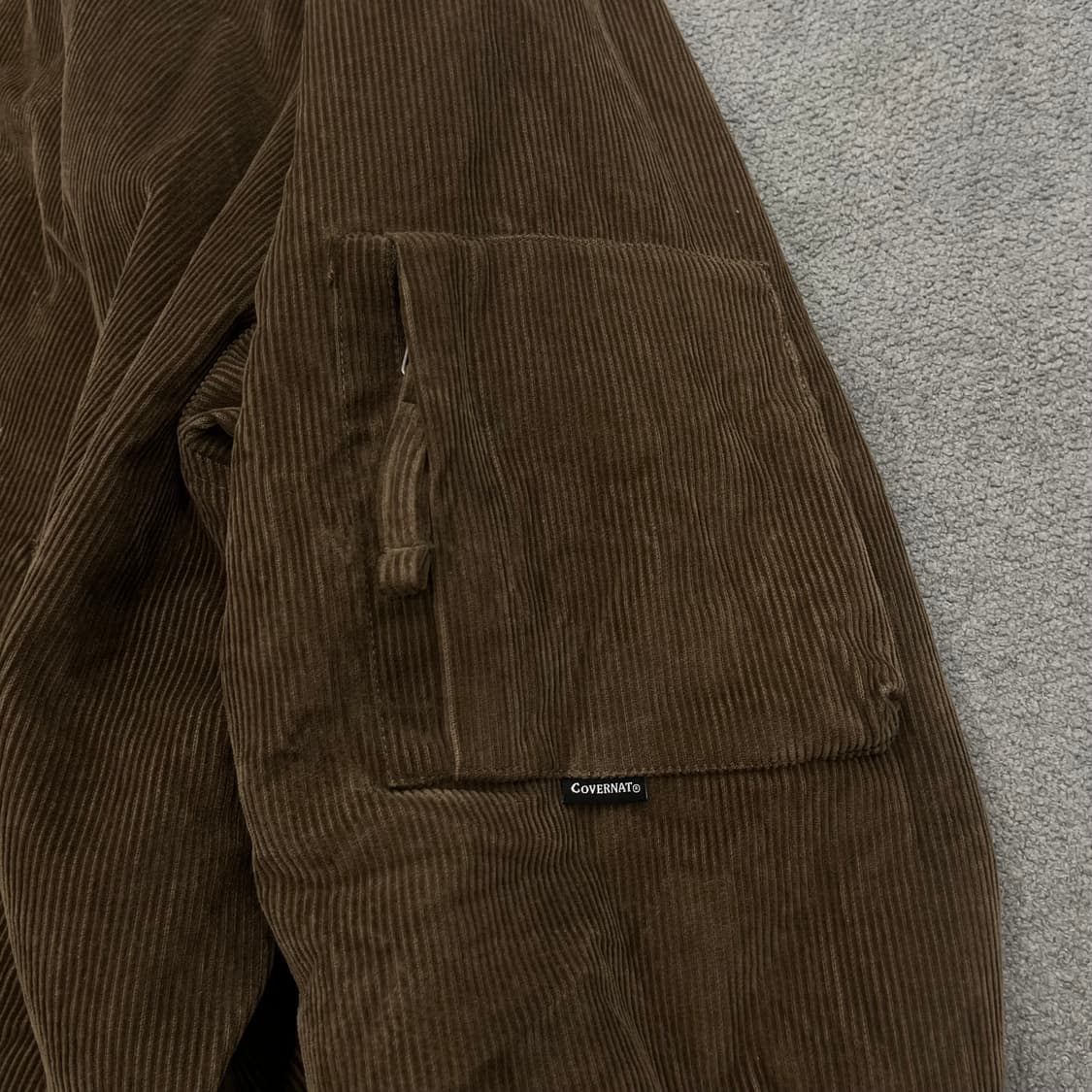 XL 커버낫 코듀로이 브라운 봄버 자켓 상품이미지4