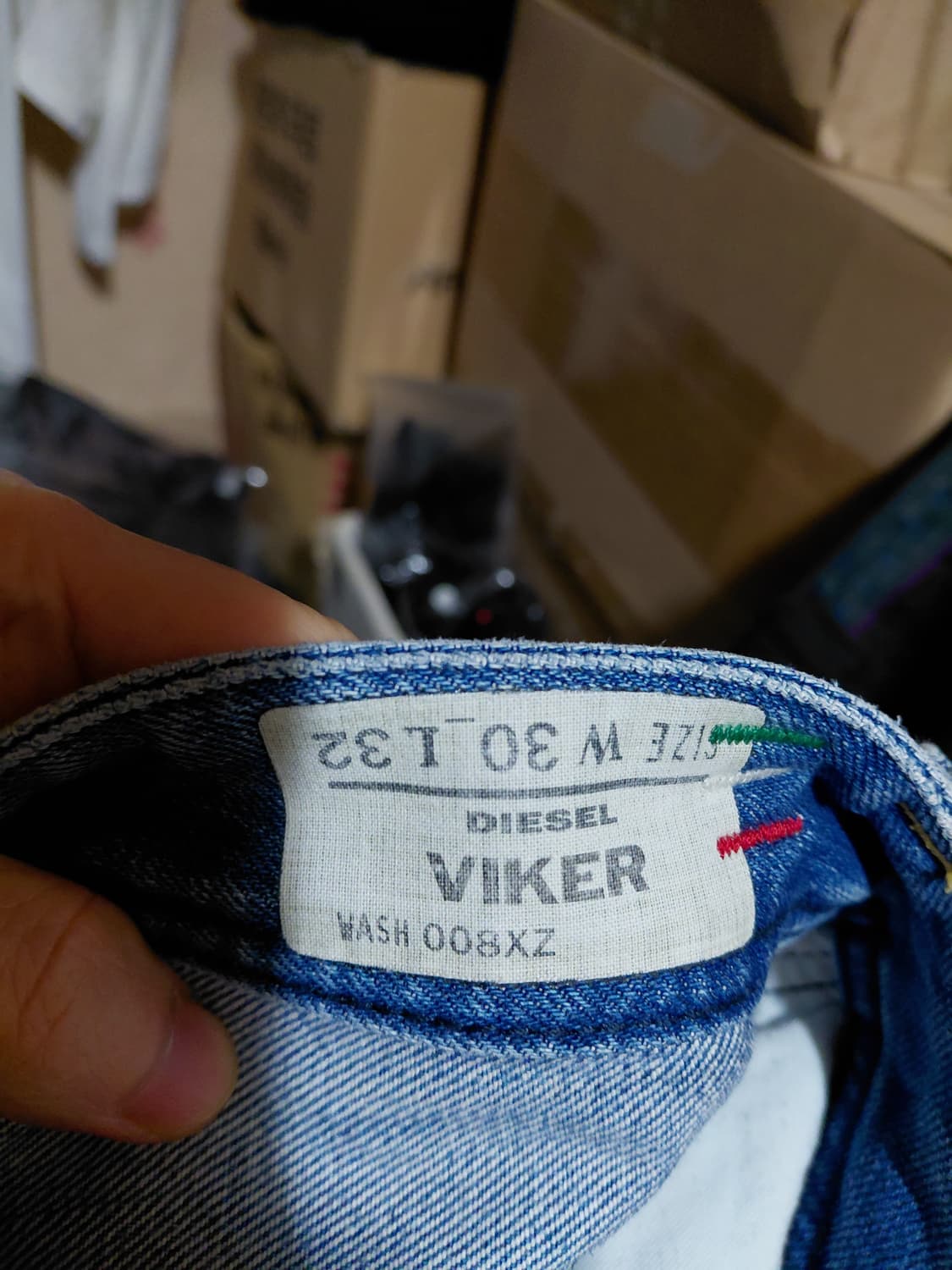 [디젤]바이커 스트레이트핏 데님 청바지 31사이즈  상품이미지5