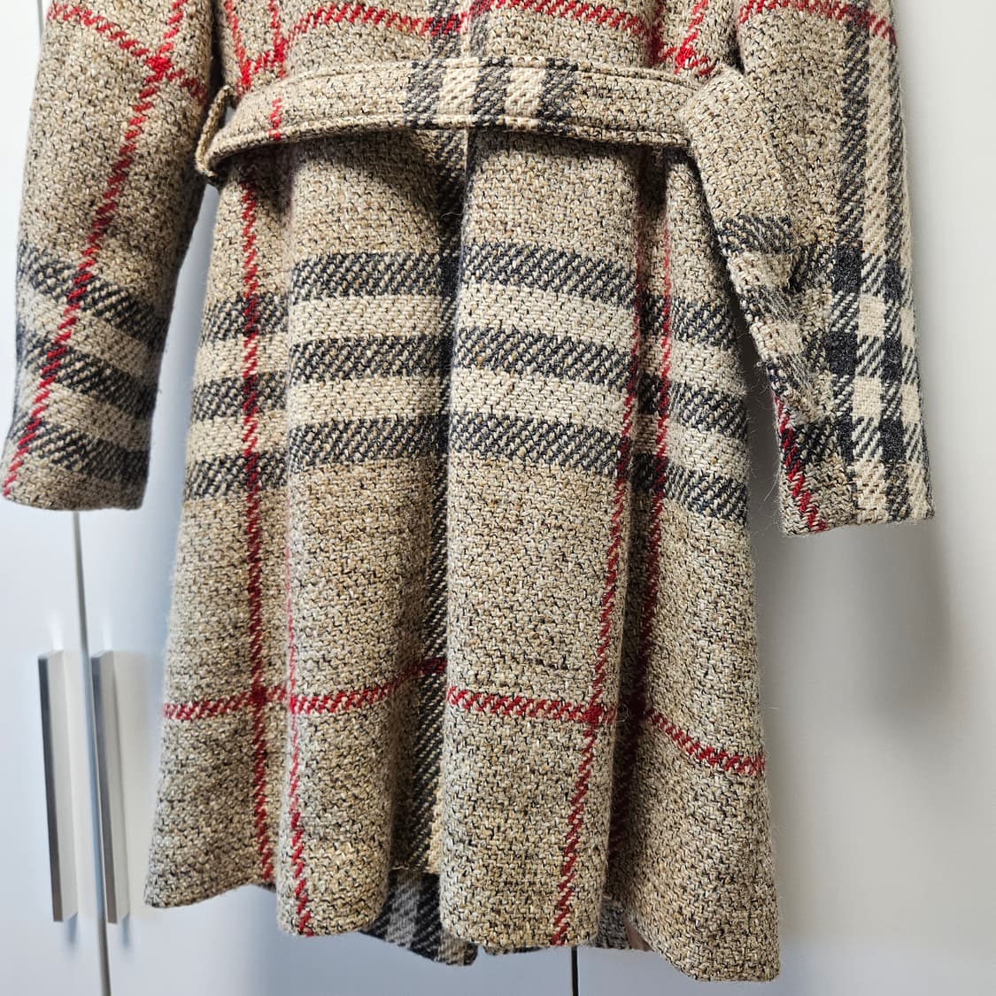 버버리 램스울 체크 코트 55 상품이미지7