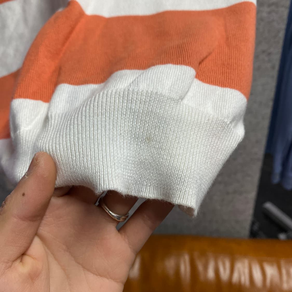 폴로랄프로렌 스포츠 포니로고 코랄 스트라이프 니트 B4533 상품이미지7