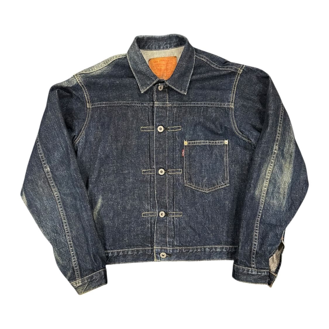 L) 리바이스 90s JPN 71506XX 타입 1st 빅E 데님 자켓  상품이미지1