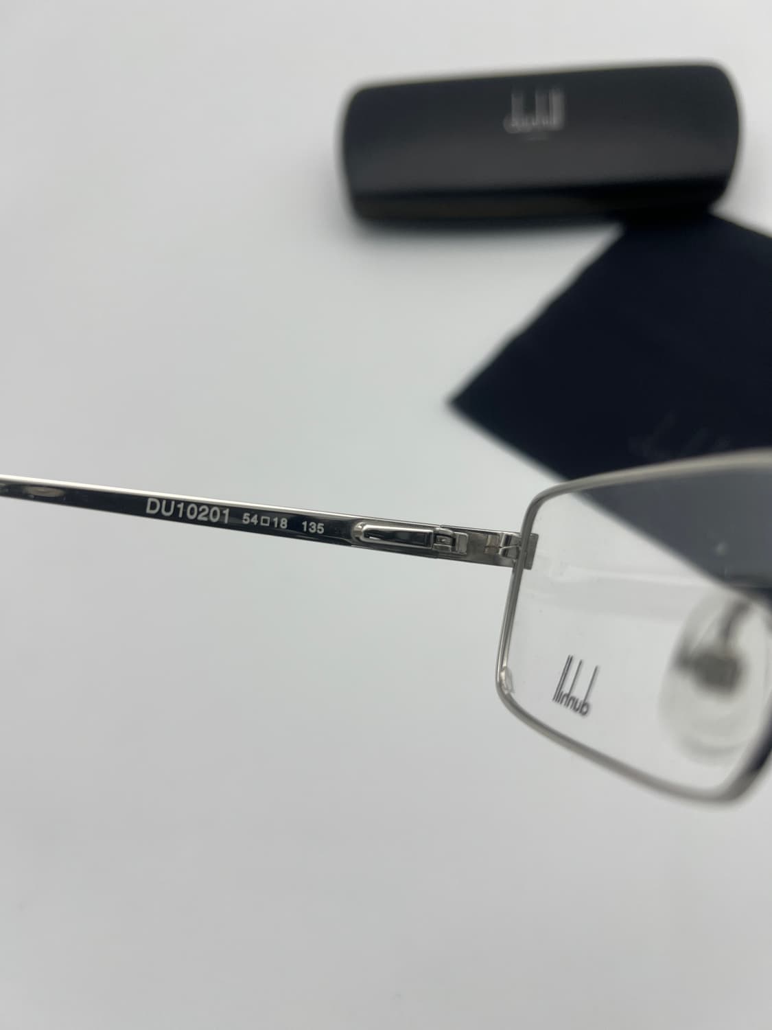 던힐 dunhill 직사각 메탈테 안경 DU10201 상품이미지8