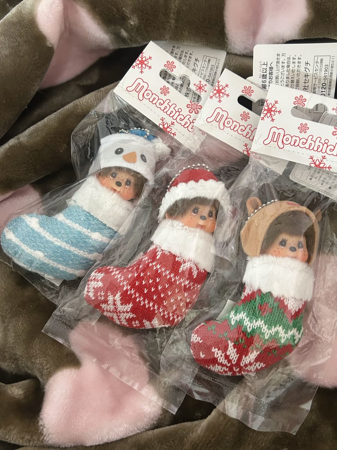 [정품/세트할인] 몬치치 크리스마스 오너먼트 키링 / 양말인형 상품이미지9