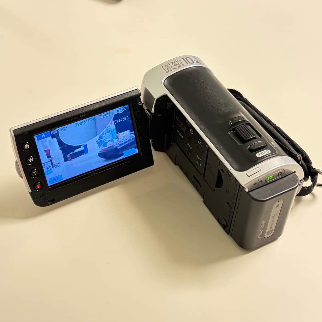 풀박) sony hdr-cx120 실버 빈티지 캠코더 상품이미지2