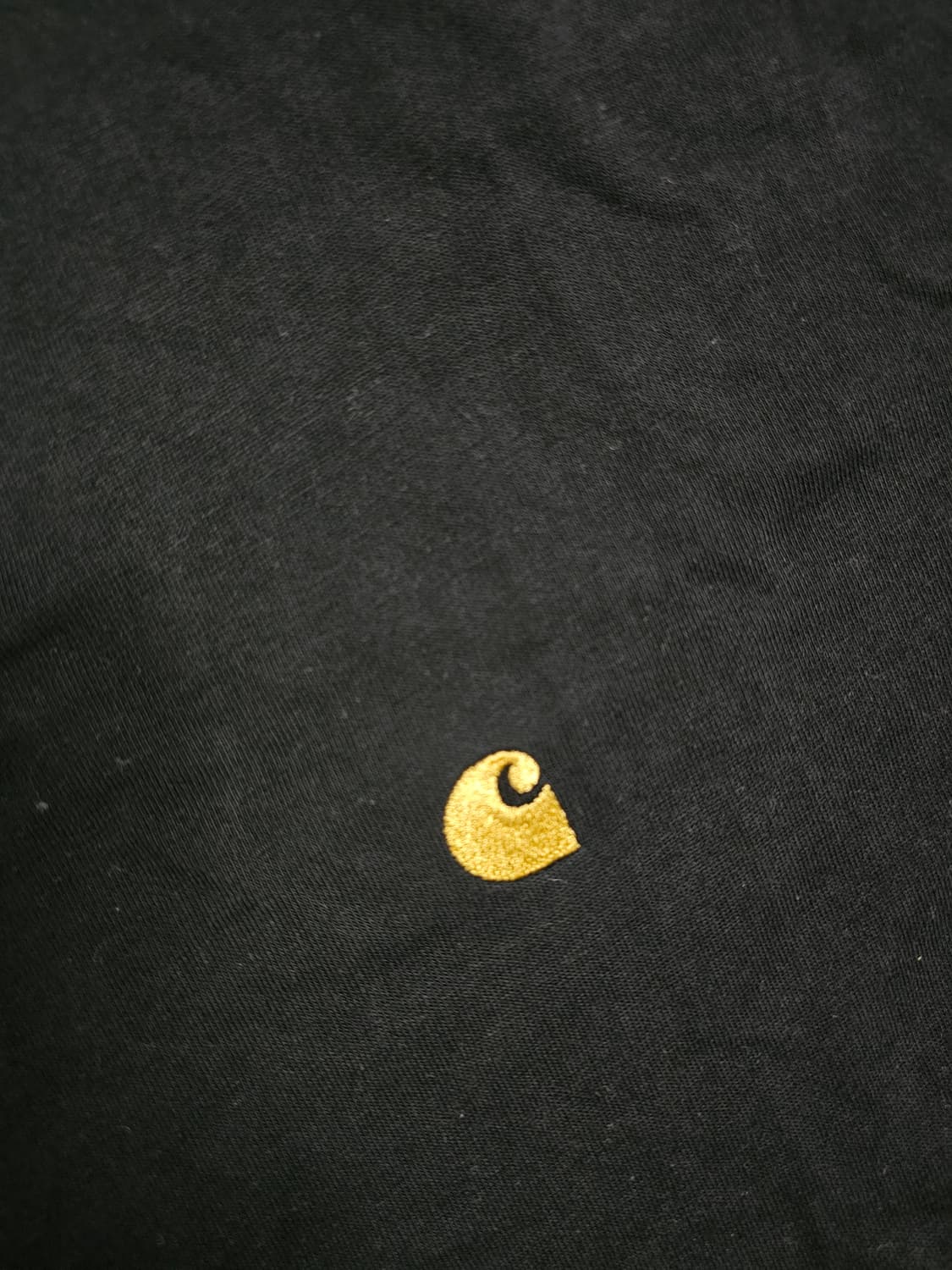 [XL] 칼하트 WIP S/S 체이스 로고 반팔 티셔츠 (블랙) 상품이미지3