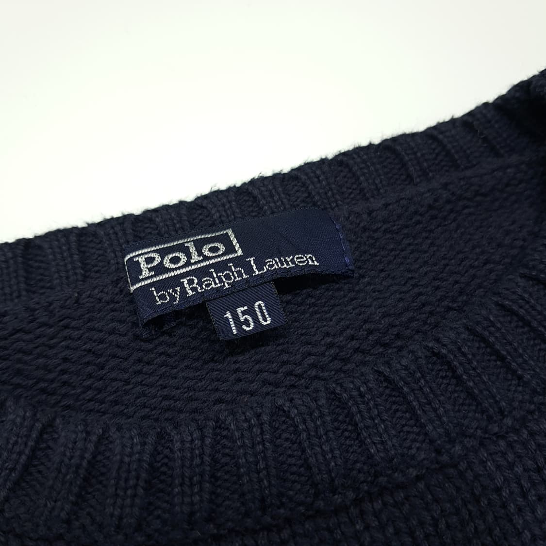 CL091 XS 폴로 니트 크롭 스웨터 상품이미지3