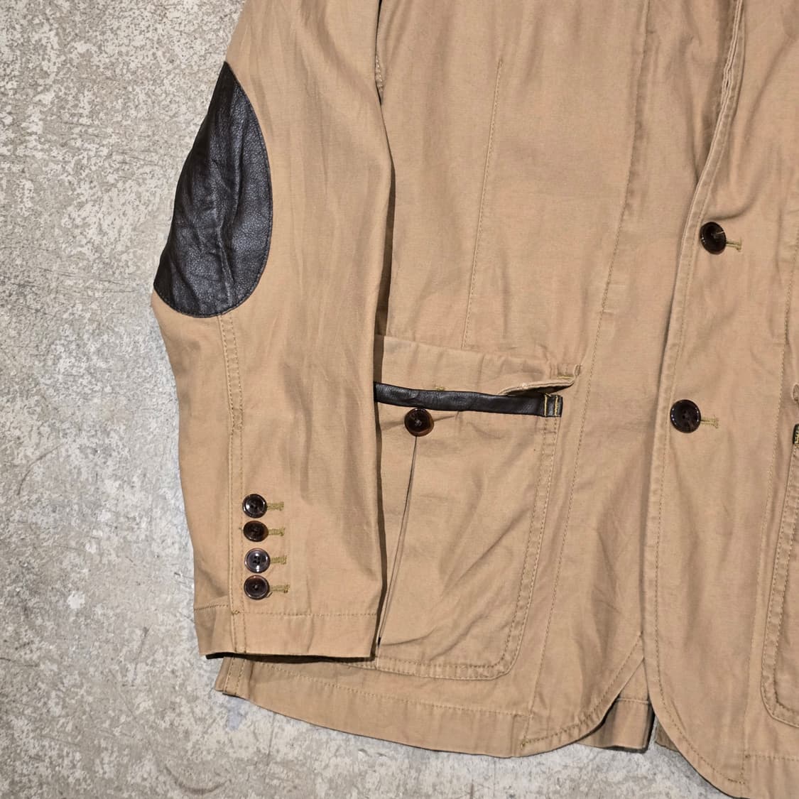 Eddie Bauer 사파리자켓 스타일 가죽 엘보 패치 상품이미지6