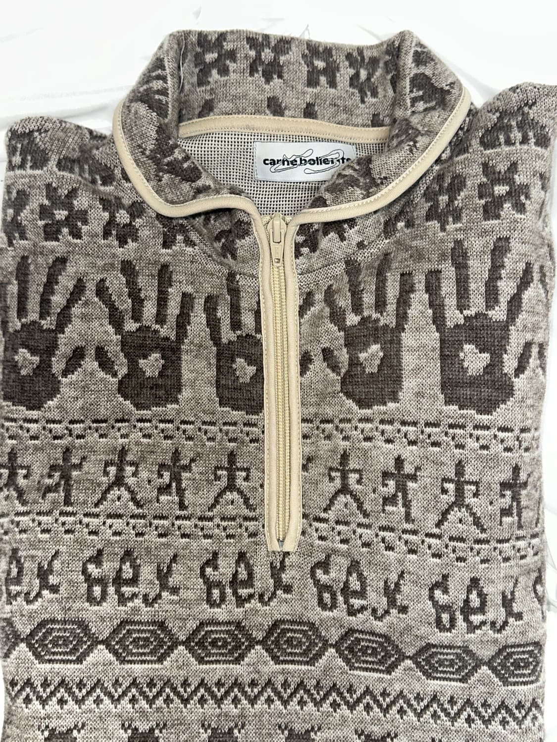 Carne bolente KNOTTY KNIT ALLOVER   S사이즈 상품이미지2