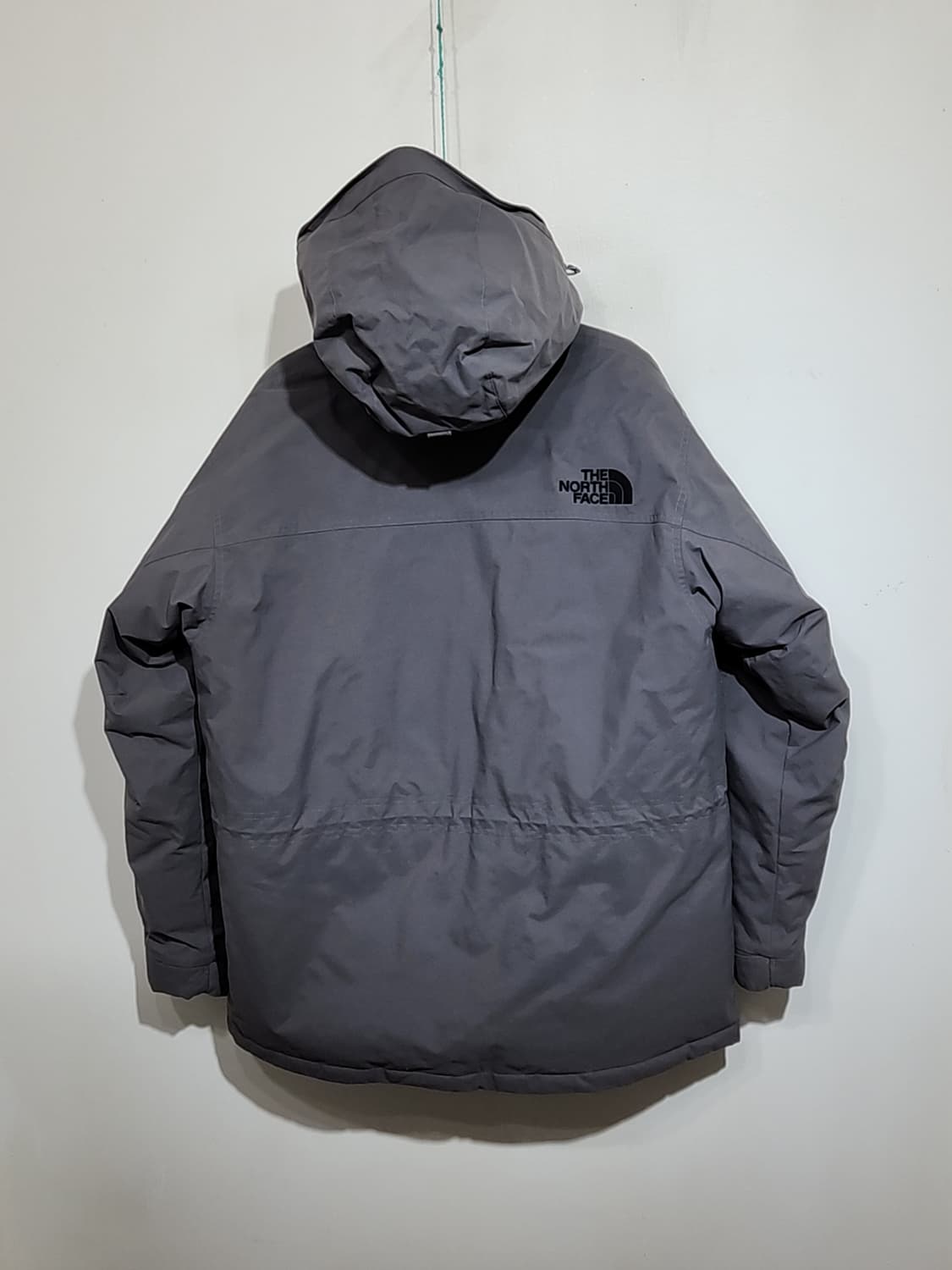 (105) 노스페이스 거위털 패딩점퍼 그레이 구스다운 자켓 후드  상품이미지6