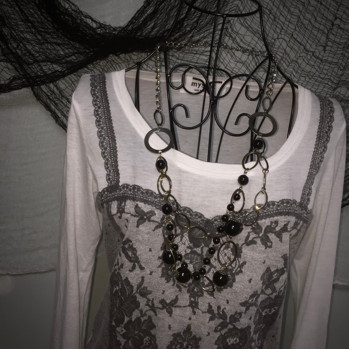 mystic corset lace detail T 상품이미지2