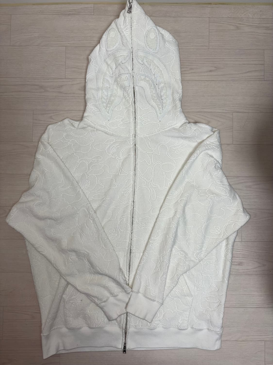 [XL] 베이프 테리타올 샤크 후드집업 판매합니다. 상품이미지1