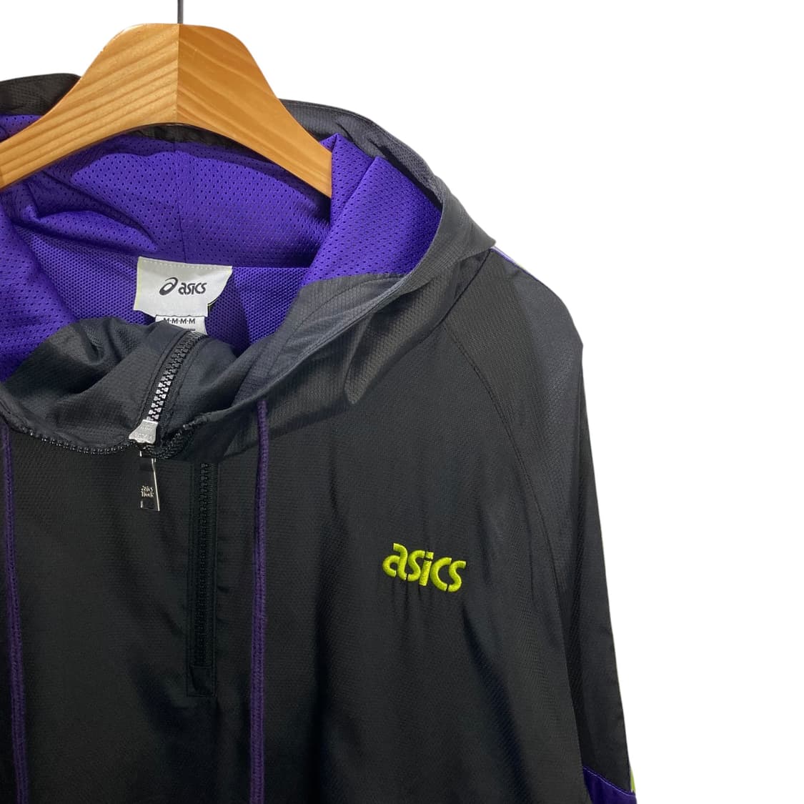 아식스 블랙 아노락 상품이미지3