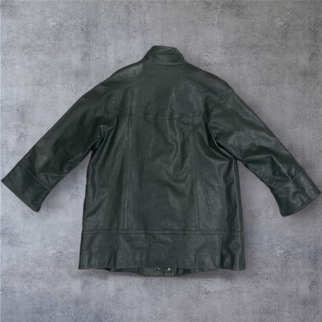 샬라얀 Chalayan 다크그린 양가죽 자켓 66 상품이미지6