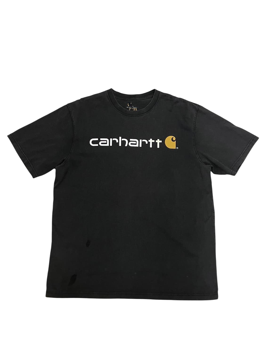 칼하트 로고 프린팅 반팔 티셔츠 블랙 L  #csz3984 상품이미지3
