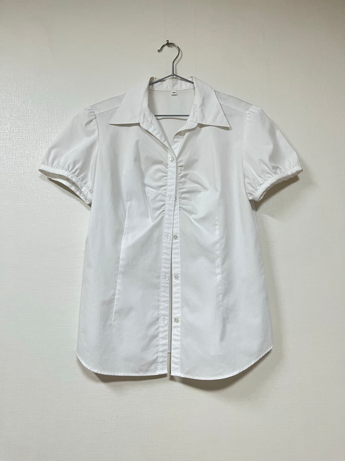 브랜디멜빌깔 일본빈티지 화이트 퍼프 블라우스 상품이미지1