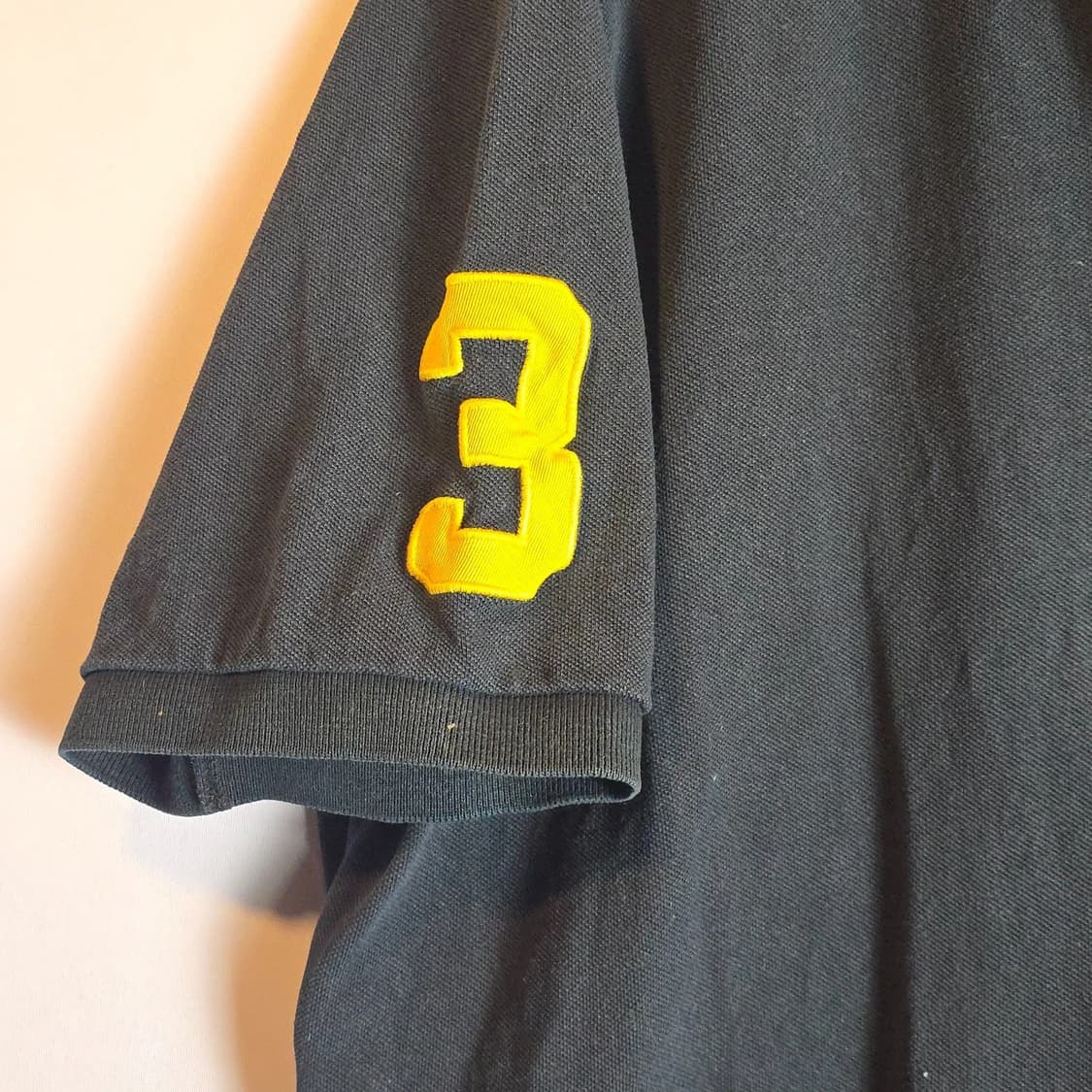 폴로 랄프로렌 빅포니 카라티 블랙 옐로우 상품이미지6