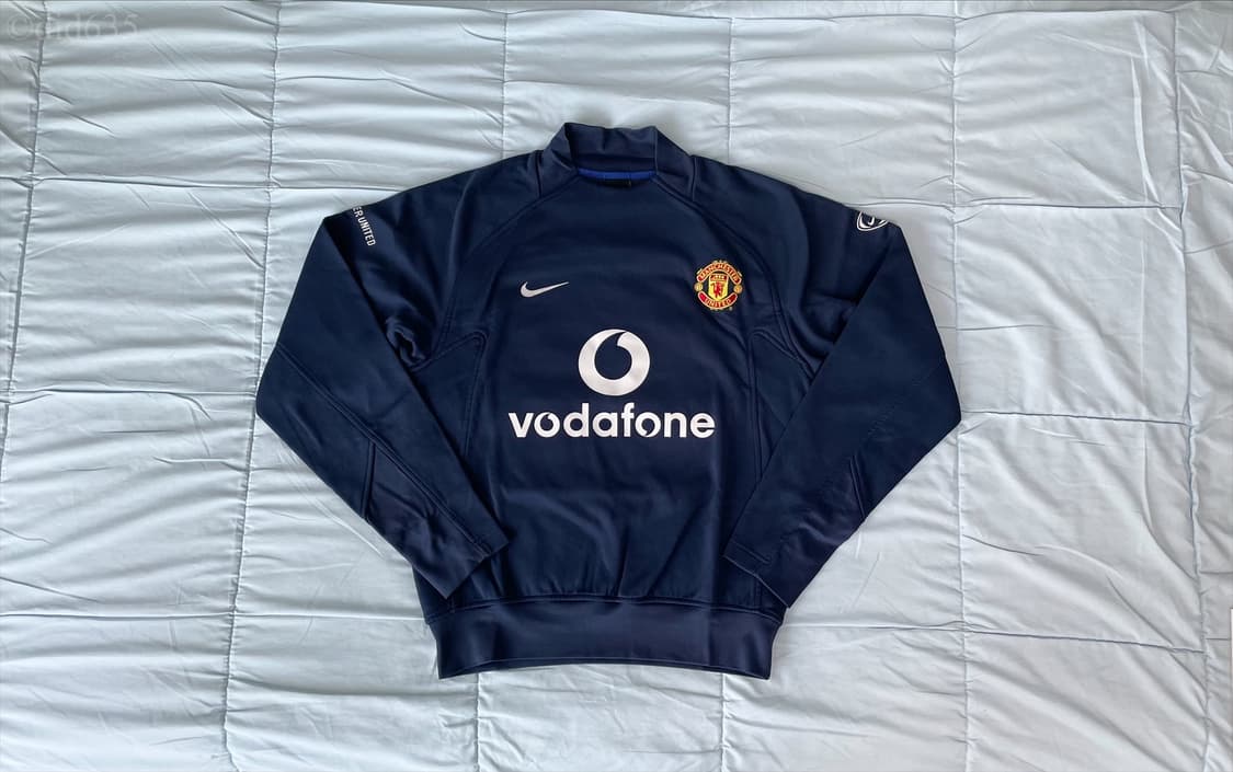 (해외 S) 05-06 맨체스터유나이티드 네이비 써멀탑 판매  상품이미지1