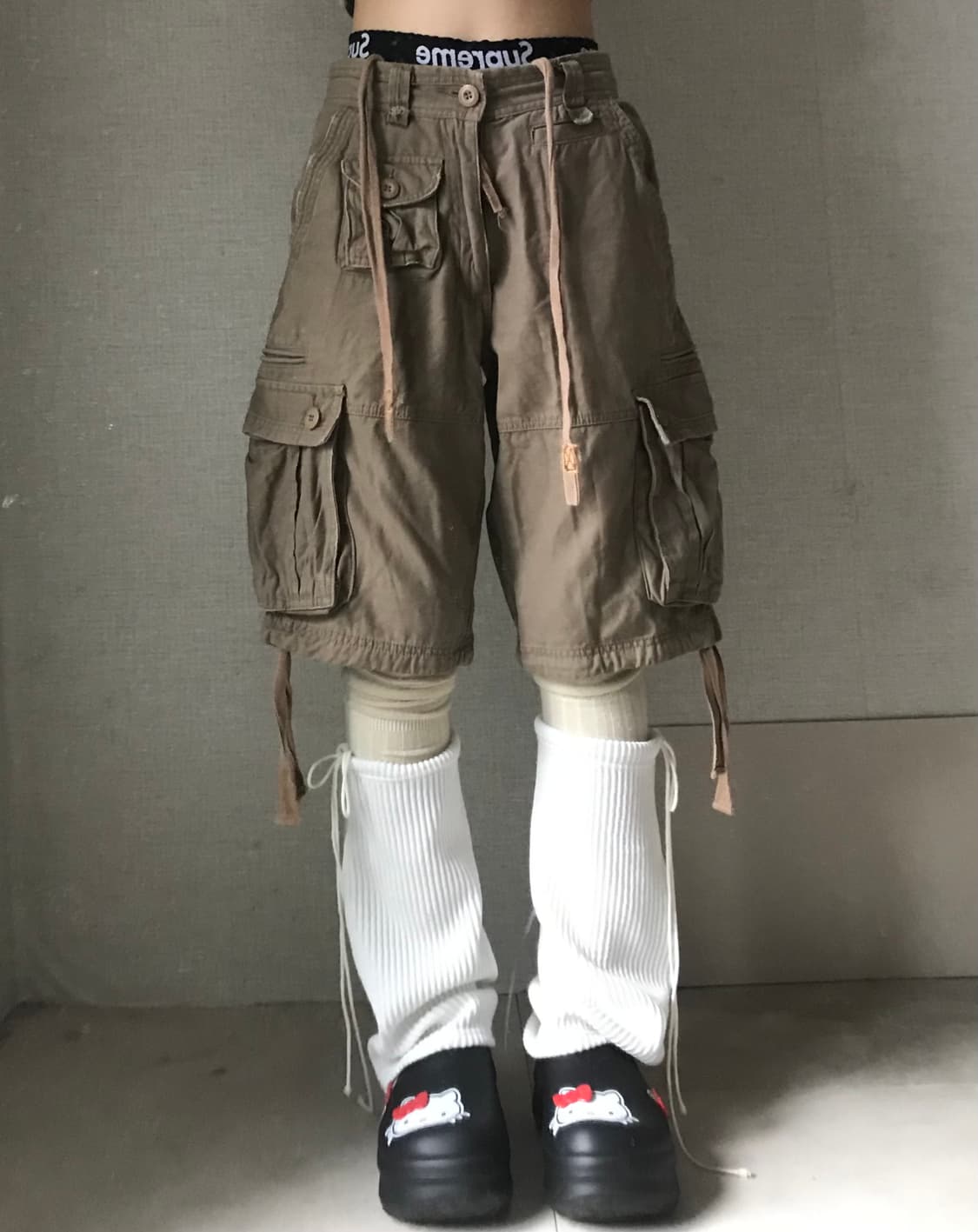 멀티포켓 베이지 버뮤다 상품이미지3