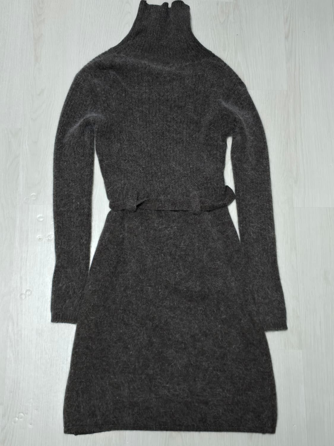 일본 앙고라 니트 터틀넥 원피스 상품이미지7