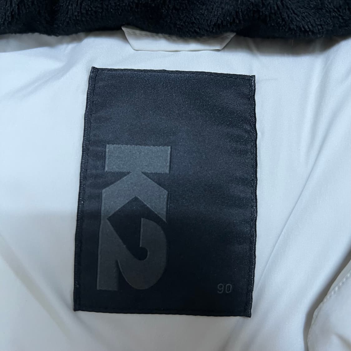 K2 아웃도어 덕다운 후드 롱패딩 점퍼 [크림] S/90 상품이미지5