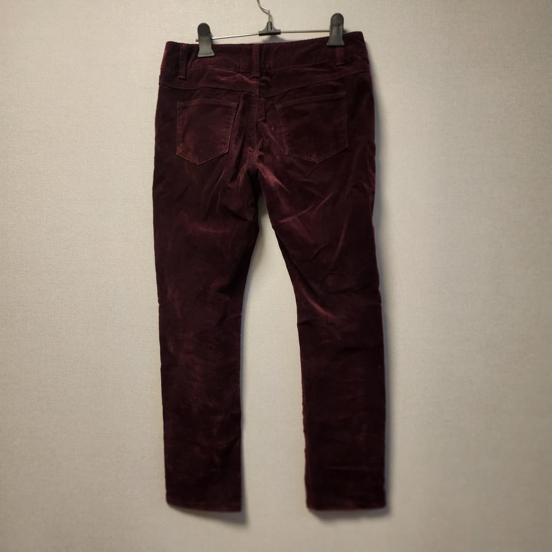 [27] LINE 버건디 코듀로이 팬츠 상품이미지2